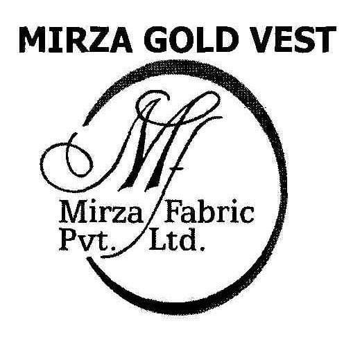 Mirza Gold Vest Device mark 1802113 Trademark