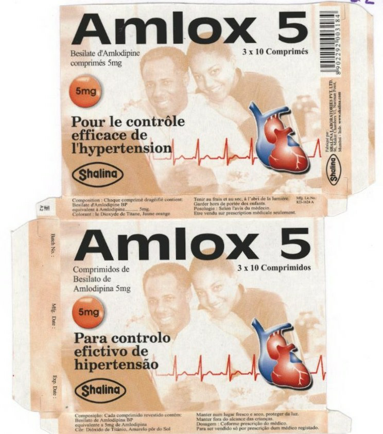 Amlox 5 (label) Device mark 1386565 Trademark