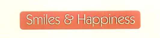 Smiles & Happiness (label) Device mark 1445950 Trademark