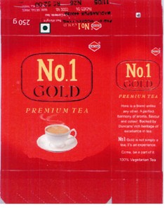 No. 1 Gold (label) Device mark 1404428 Trademark