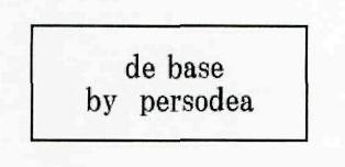 De Base By Persodea (label) Device mark 2664339 Trademark