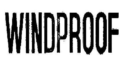 Windproof (device) Device mark 2360588 Trademark