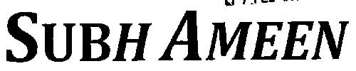 Shubh Ameen (device) Device mark 2679990 Trademark