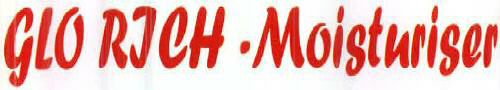 Glo Rich-moisturiser Device mark 2556560 Trademark