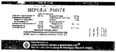 Beplex Forte (label) Device mark 695135 Trademark