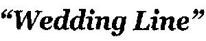 'wedding Line' Device mark 2008653 Trademark