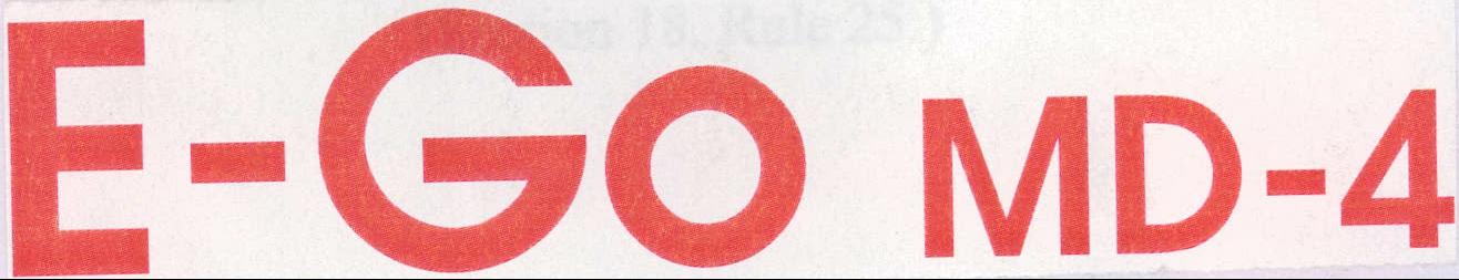 E-go Md-4 Device mark 2069545 Trademark