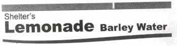 Shelter's Lemonade Barley Water Device mark 2313157 Trademark