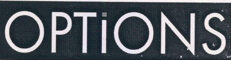 Options (letterinlight-coloured Characters On A Dark Background) Device mark 1444780 Trademark