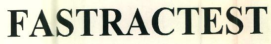 Fastractest Device mark 2633687 Trademark