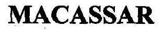 Macassar Device mark 1813209 Trademark