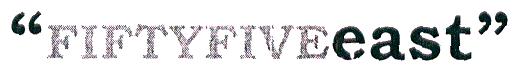 "fiftyfive East" Device mark 1894623 Trademark