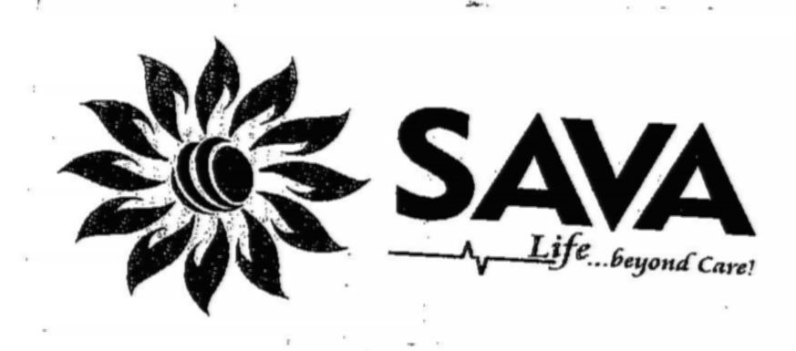 Sava Life...beyond Care! Device mark 2154861 Trademark