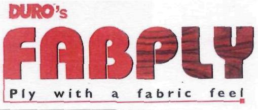 Duro's Fabply Ply With A Fabric Feel Device mark 2182917 Trademark