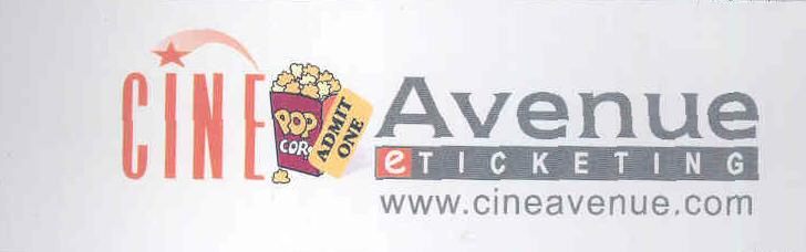 Cine Avenue Ticketing (label) Device mark 1393737 Trademark