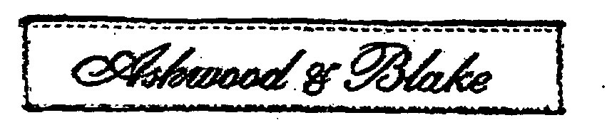 Ashwood & Blake Device mark 863850 Trademark