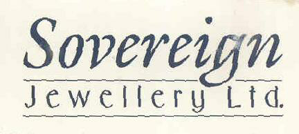 Sovereign Jewellery Ltd. (device) Device mark 645531 Trademark