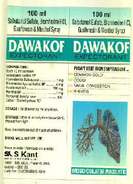 Dawakof Expectorant Device mark 2870073 Trademark