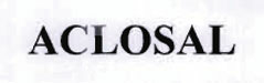 Aclosal Device mark 1747392 Trademark