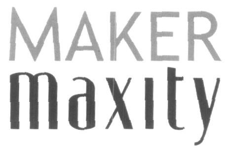 Maker Maxity (label) Device mark 1613858 Trademark