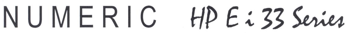 Numeric Hp Ei 33 Series Device mark 2277361 Trademark