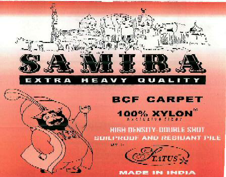 Samira (with Label). Device mark 2092377 Trademark