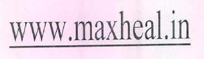 Www.maxheal.in Device mark 2538284 Trademark