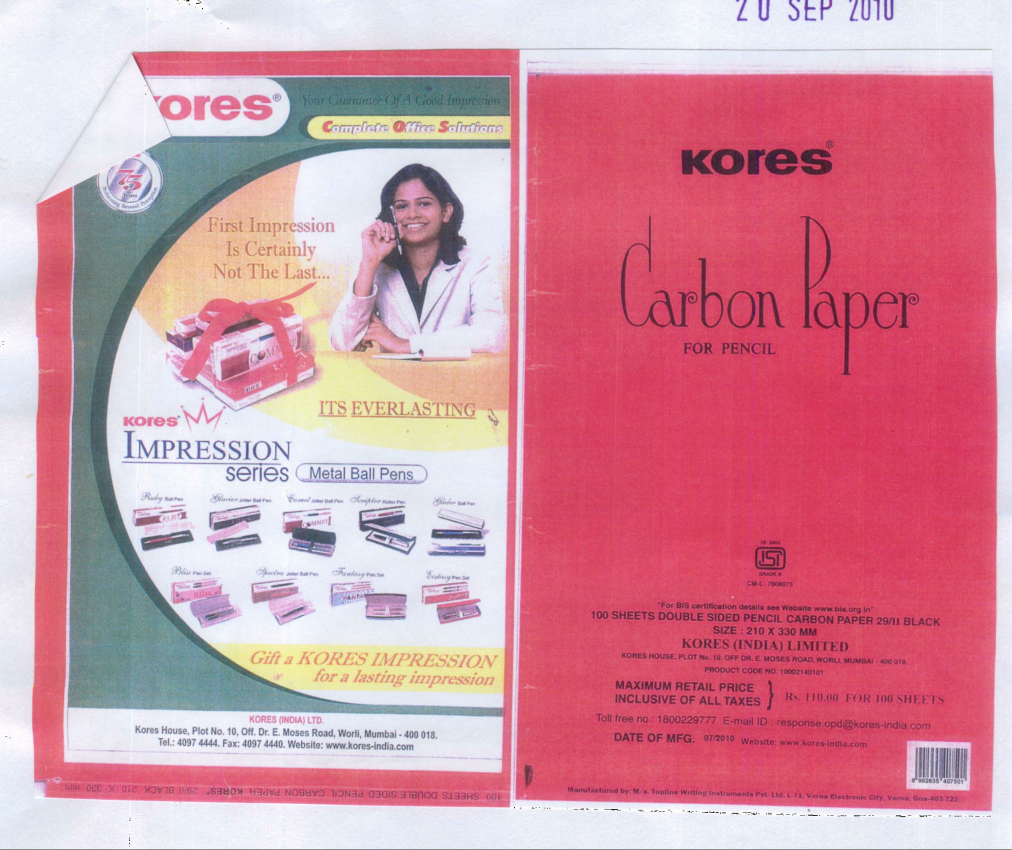 Kores Device mark 2025636 Trademark