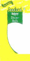 Foodland Bakery Dinner Rolls (label) Device mark 1506871 Trademark