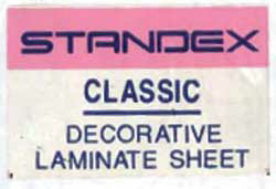 Standexcalssicdecodrativelaminate Sheet Device mark 980124 Trademark