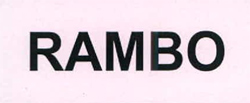 Rambo Device mark 2473682 Trademark