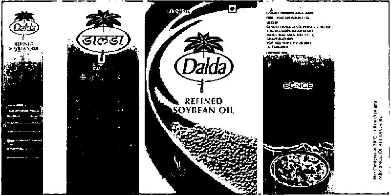 Dalda Refined Soybean Oil (label) Device mark 1329506 Trademark