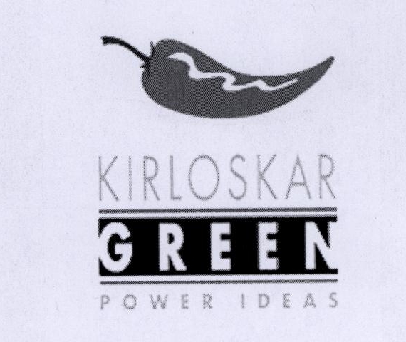 Kirloskar Green (device Of Chilli) Device mark 1784024 Trademark