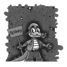 Spikey ( De Of Cartoon) Device mark 1421712 Trademark