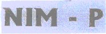 Nim - P (label) Device mark 1497466 Trademark