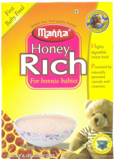 Manna Honey Rich Device mark 2371622 Trademark