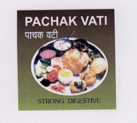 Pachak Vati (label) Device mark 1787275 Trademark