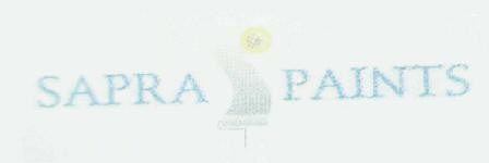 Sapra Paints. Device mark 1865611 Trademark