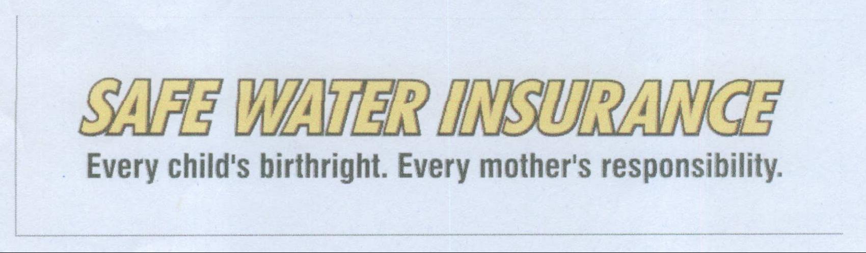 Safe Water Insurance Device mark 1988587 Trademark