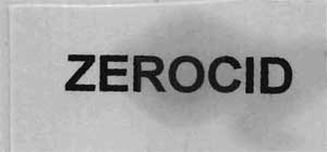Zerocid Device mark 772830 Trademark