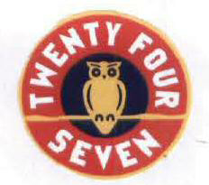 Twenty Four Seven (with Device) Device mark 1912480 Trademark