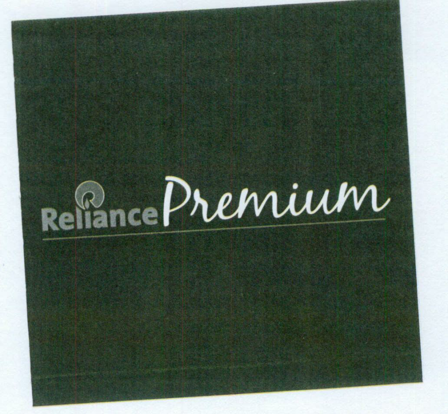 Reliance Premium (label) Device mark 1580588 Trademark