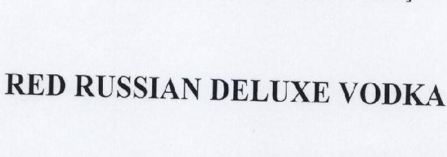 Red Russian Deluxe Vodka Device mark 1451457 Trademark