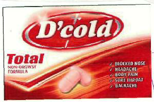 D'cold Total (label) Device mark 2586702 Trademark