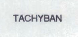 Tachyban Device mark 900075 Trademark