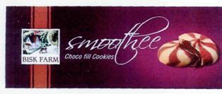 Smoothee Choco Fill Cookies, Bisk Farm (device) Device mark 2785091 Trademark