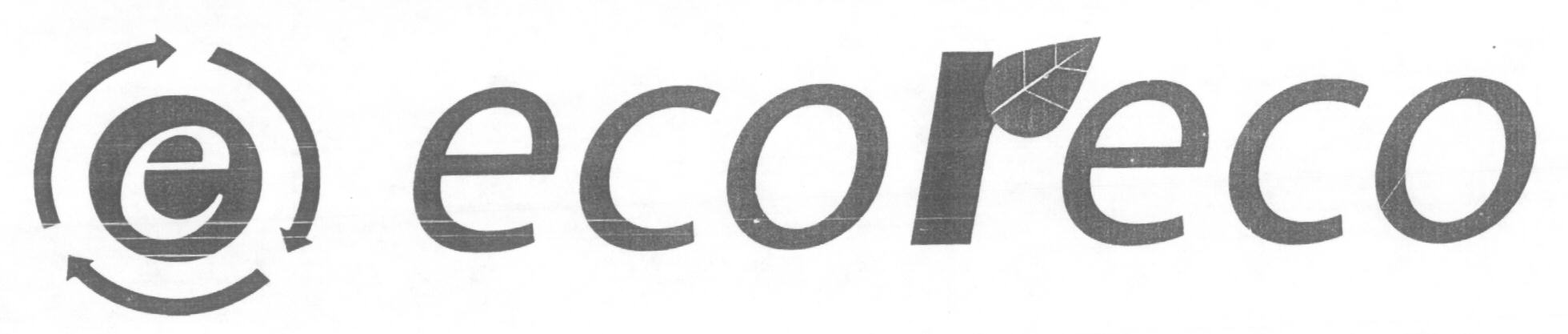 Ecoreco (label) Device mark 1627836 Trademark