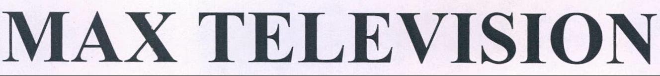 Max Television Device mark 2201889 Trademark