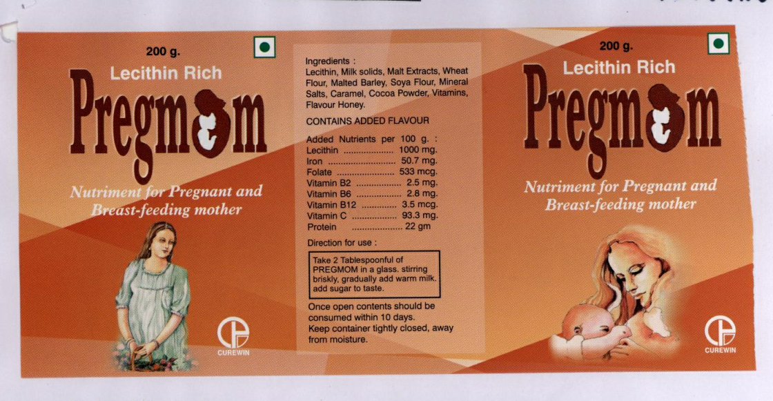 Pregmom (label) Device mark 1777299 Trademark