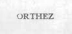 Orthez Device mark 883042 Trademark